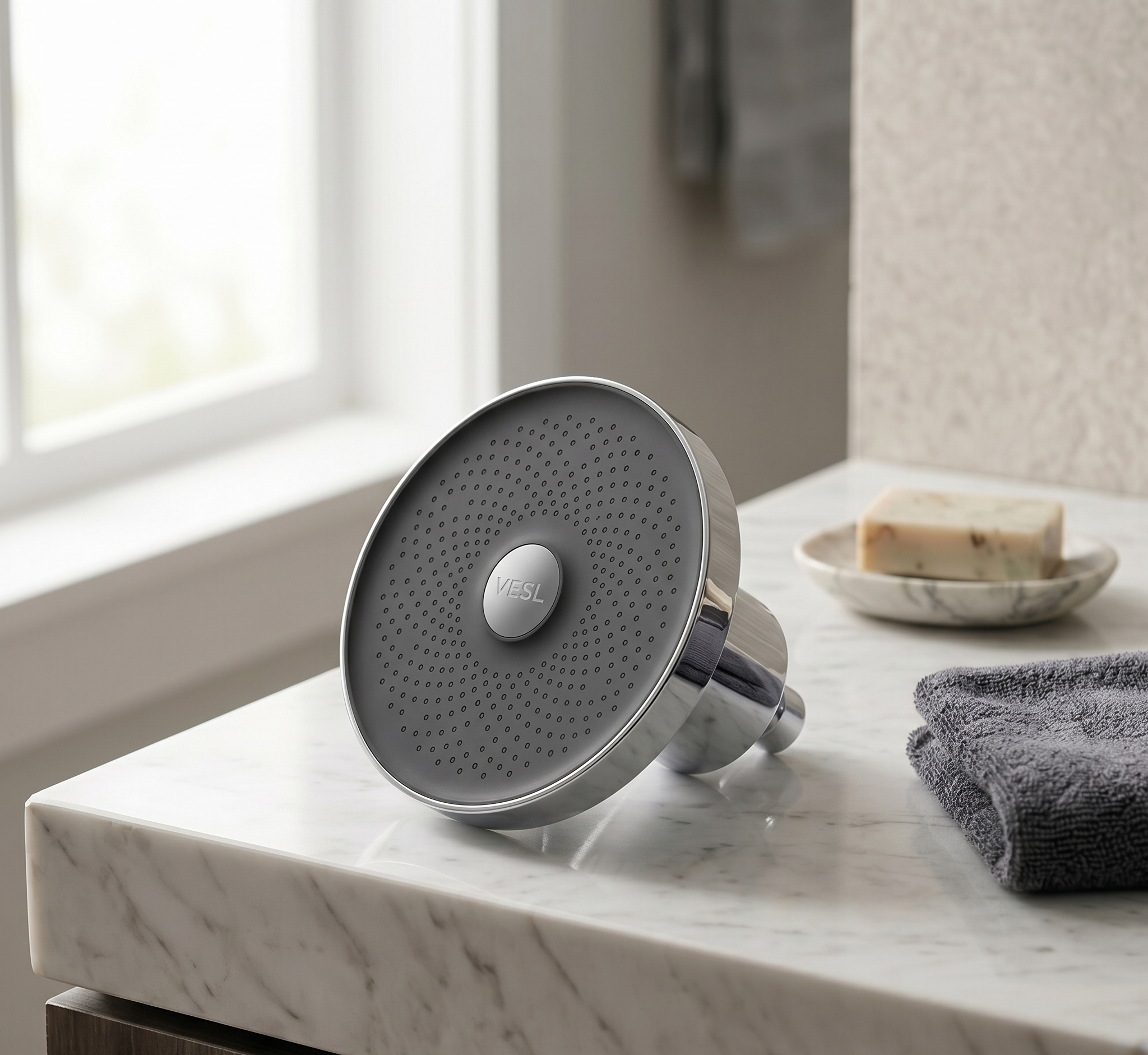 VESL filtered showerhead, Founders Edition