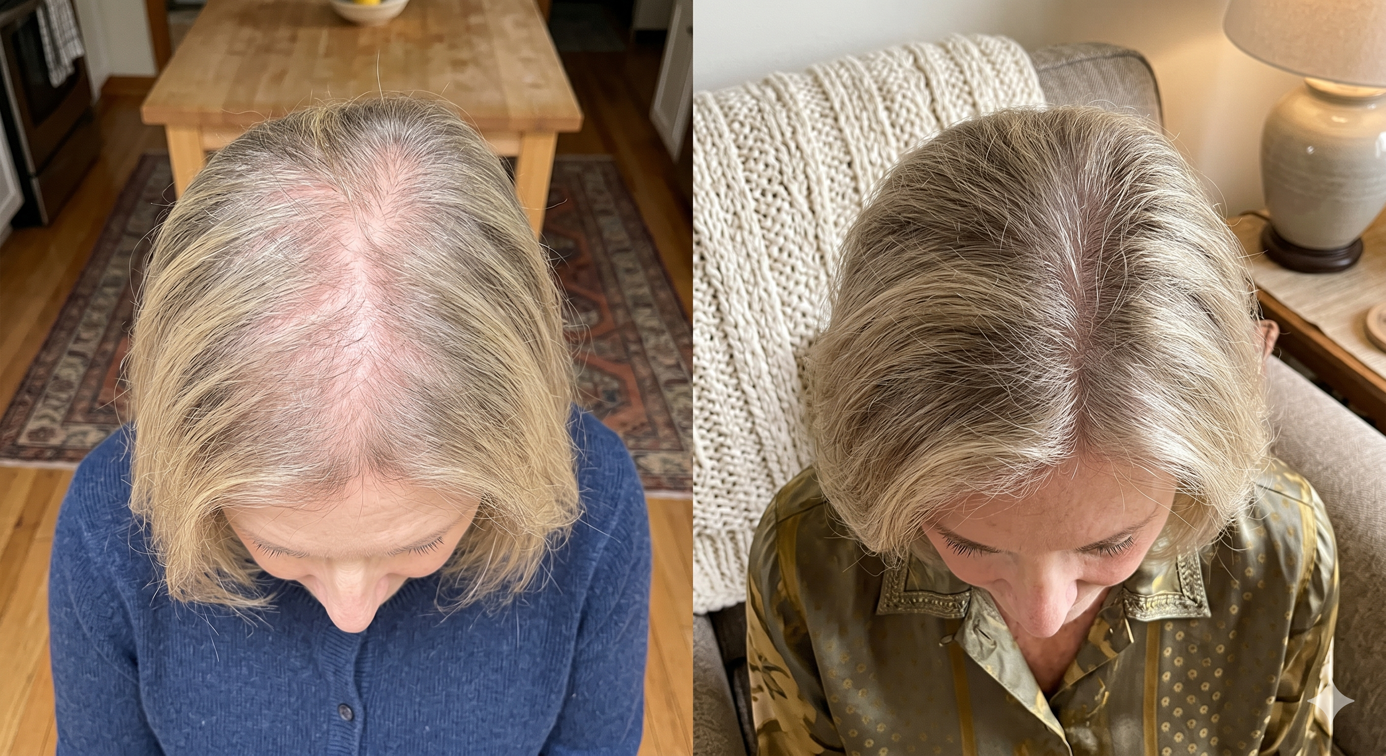 Before and after: face acne